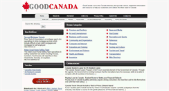 Desktop Screenshot of goodcanada.com