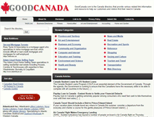 Tablet Screenshot of goodcanada.com